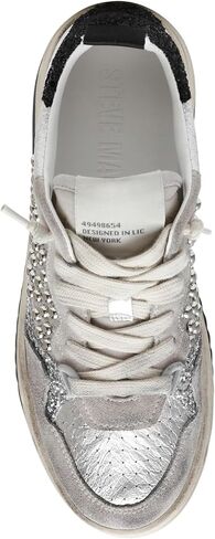 حذاء Steve Madden الرياضي Everlie للنساء، فضي متعدد، 8 in Saudi Arabia
