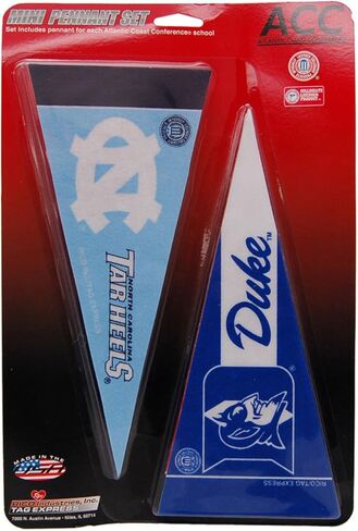 Ncaa Mini Pennant Set, ACC Conference Set, NEW in Saudi Arabia