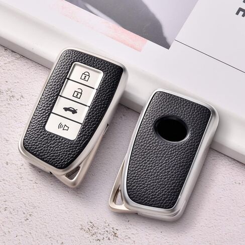 ELOHEI for Lexus Key Fob Cover, Soft TPU Key Fob Case Shell Compatible with Lexus Accessories 2013-Up RX ES GS LS NX RS GX LX RC LC Keyless Smart Remote Key in Saudi Arabia