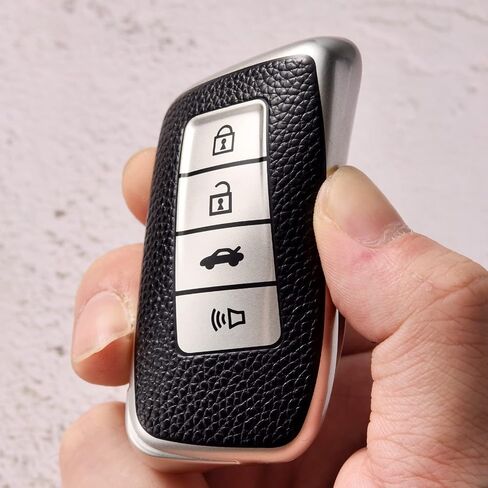 ELOHEI for Lexus Key Fob Cover, Soft TPU Key Fob Case Shell Compatible with Lexus Accessories 2013-Up RX ES GS LS NX RS GX LX RC LC Keyless Smart Remote Key in Saudi Arabia