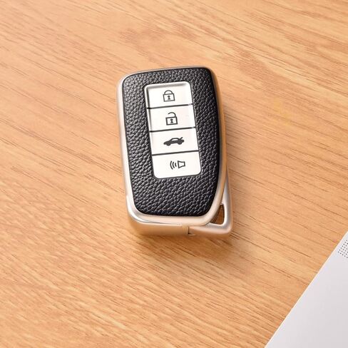ELOHEI for Lexus Key Fob Cover, Soft TPU Key Fob Case Shell Compatible with Lexus Accessories 2013-Up RX ES GS LS NX RS GX LX RC LC Keyless Smart Remote Key in Saudi Arabia