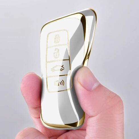 ELOHEI for Lexus Key Fob Cover, Soft TPU Key Fob Case Shell Compatible with Lexus Accessories 2013-Up RX ES GS LS NX RS GX LX RC LC Keyless Smart Remote Key in Saudi Arabia