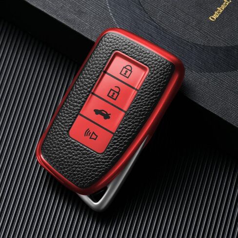 ELOHEI لغطاء مفتاح Lexus Key Fob، ملحقات غطاء حافظة مفتاح TPU الناعمة المتوافقة مع Lexus 2013-Up RX ES GS LS NX RS GX LX RC LC مفتاح التحكم عن بعد الذكي بدون مفتاح in Kuwait