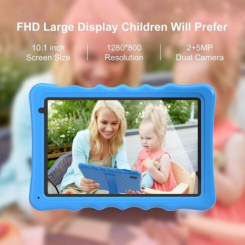 Android 13 Kids 10 inch Tablet with case Included,Android Tablet 10 inch, Google Tablet with 4GB RAM &32GB ROM,1280 * 800 IPS,Tablet for Kids 3-7,Ideal Kids Gift in Kuwait