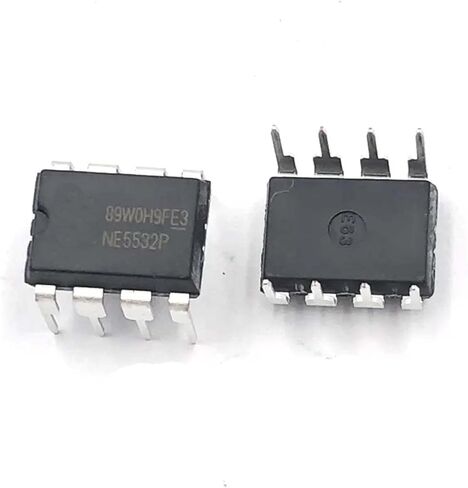10 قطعة NE5532P NE5532 ثنائي منخفض الضوضاء Op-Amp DIP-8 IC مع مآخذ in Saudi Arabia