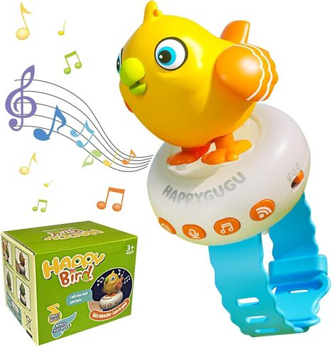 Toddler Toys 2-3, Interactive Musical Electronic Pets Talking Bird for Kids, Early Educational Learning Toys with 26 Songs & Recording, 1 2 3 4 Year Old Boy Girl Birthday, Purple in Saudi Arabia