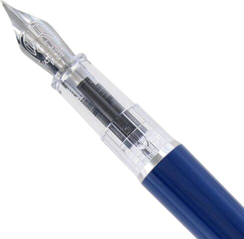قلم حبر Waterman Kultur، عاكس باللون الأزرق الداكن مع زخرفة من الكروم، سن رفيع مع حبر أزرق in Kuwait