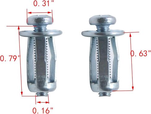 Geesatis 80 قطعة توسيع المسمار البتلة الجوز الخيوط إدراج البتلة المكسرات Nutserts المعادن جاك المكسرات in Kuwait