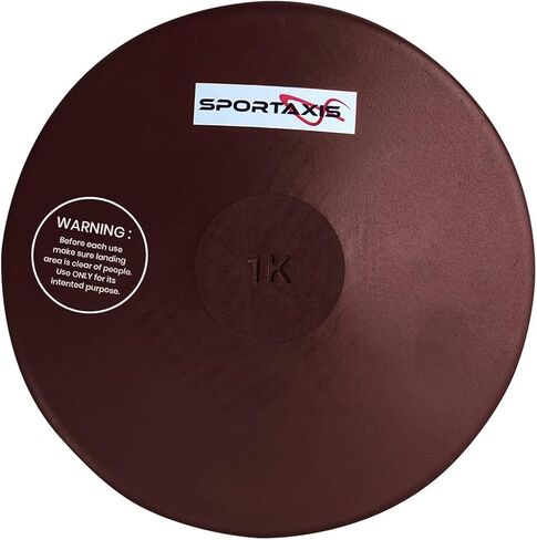 SPORTAXIS Rubber Discus Throw - Solid Rubber Construction - Ideal for Track and Field Training - Enhance Your Discus Throwing Skills – Ideal for High School & College Throwers in Saudi Arabia