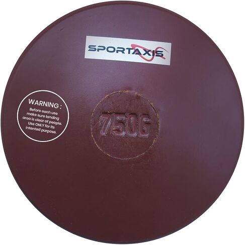 SPORTAXIS Rubber Discus Throw - Solid Rubber Construction - Ideal for Track and Field Training - Enhance Your Discus Throwing Skills – Ideal for High School & College Throwers in Saudi Arabia