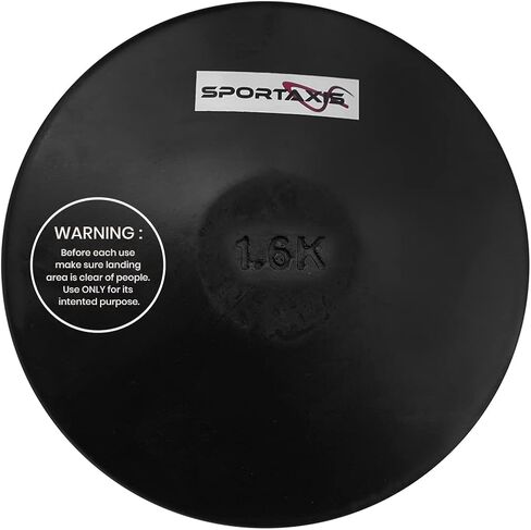 SPORTAXIS Rubber Discus Throw - Solid Rubber Construction - Ideal for Track and Field Training - Enhance Your Discus Throwing Skills – Ideal for High School & College Throwers in Saudi Arabia