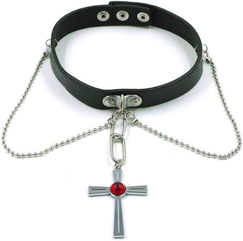 قلادة من جلد البولي يوريثان بسلسلة معدنية لشخصية أنيمي للبالغين in Kuwait