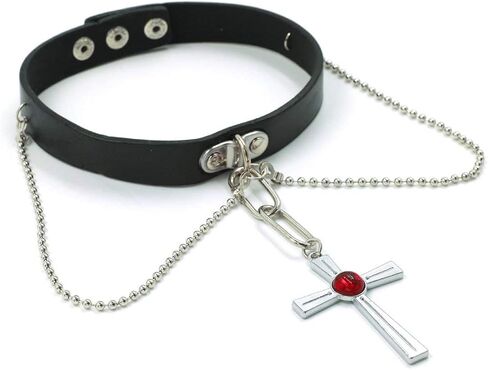 قلادة من جلد البولي يوريثان بسلسلة معدنية لشخصية أنيمي للبالغين in Kuwait