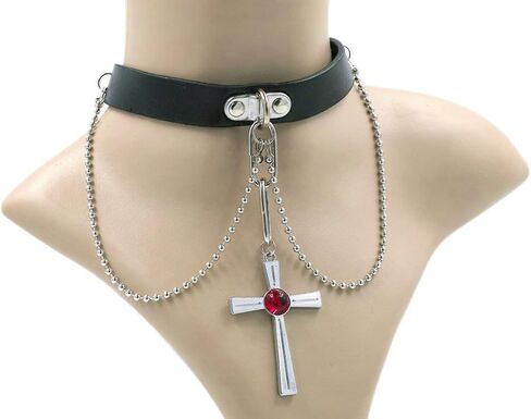 قلادة من جلد البولي يوريثان بسلسلة معدنية لشخصية أنيمي للبالغين in Kuwait