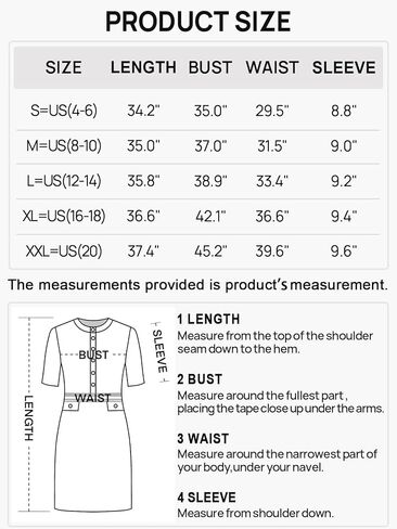 MEROKEETY Women's Summer Bodycon Sweater Dress Business Casual Outfis Short Sleeve Knit Button Formal Elegant Work Dress in Kuwait