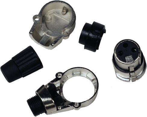 مكبرات الصوت الزلزالية قابلة للتعديل بزاوية قائمة 3 موصلات أنثى XLR، 7 مقابس XLR، حزمة من 4 in Saudi Arabia