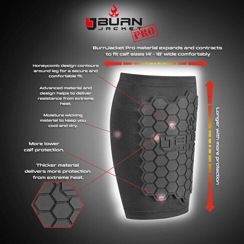 BurnJacket motorcycle exhaust pipe burn protective sleeve leg guard in Saudi Arabia
