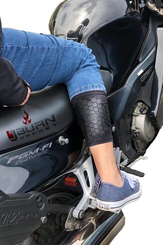 BurnJacket motorcycle exhaust pipe burn protective sleeve leg guard in Saudi Arabia