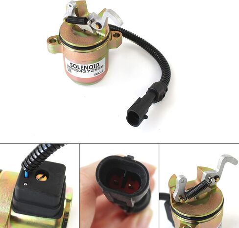 12V 04272956 6686715 Fuel Shut Off Stop Solenoid Valve for Bobcat W/Deutz Diesel Skid Steer 863 864 873 883 in Saudi Arabia