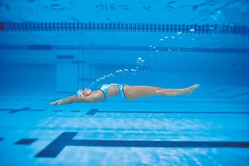 ARENA One Dreams Women's Seamless Swimsuit Double Cross Back One Piece MaxLife Pool Training Suit Ladies Athletic Suit in Saudi Arabia