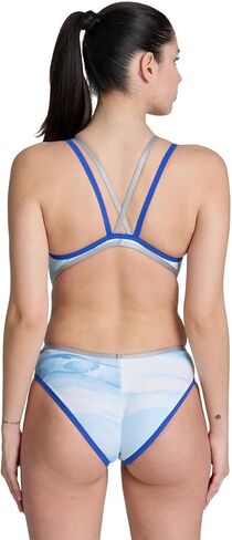 ARENA One Dreams Women's Seamless Swimsuit Double Cross Back One Piece MaxLife Pool Training Suit Ladies Athletic Suit in Saudi Arabia