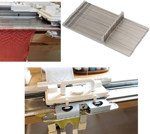 Knitting Machine Needles Set, Pack of 50 12cm / 4.7in Steel Needles Set Weaving Tool Weaver Accessories DIY Craft Tool Fit for KR830 KR838 KR850 Knitting Machine in Kuwait