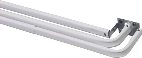 Kenney Triple Curtain Rod, 48 to 86-Inch, White in Saudi Arabia