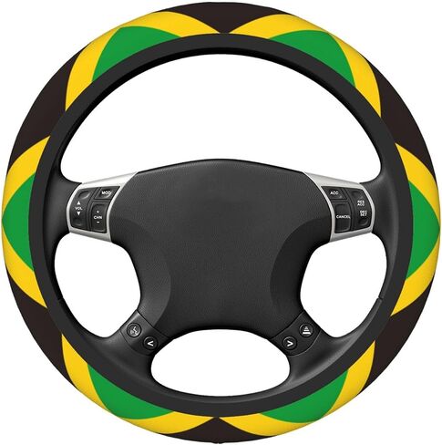 2nd Amendment Vintage American Flag USA Second 2A Universal Steering Wheel Covers, Cute Car Accessories for Women Girls Car Truck in Saudi Arabia