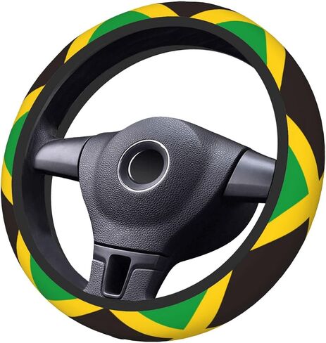 2nd Amendment Vintage American Flag USA Second 2A Universal Steering Wheel Covers, Cute Car Accessories for Women Girls Car Truck in Saudi Arabia