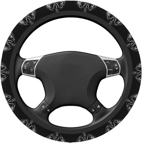2nd Amendment Vintage American Flag USA Second 2A Universal Steering Wheel Covers, Cute Car Accessories for Women Girls Car Truck in Saudi Arabia