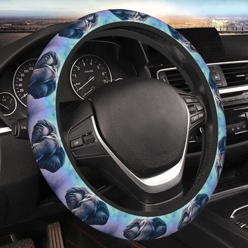 2nd Amendment Vintage American Flag USA Second 2A Universal Steering Wheel Covers, Cute Car Accessories for Women Girls Car Truck in Saudi Arabia