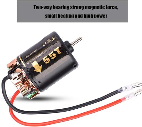 محرك plplaaoo RC بدون فرش، 35T 45T 55T Universal RC Model Car 540 محرك بدون فرش للشاحنات الكبيرة وتسلق السيارات نموذج استبدال المحرك (35T)، محرك بدون فرش RC محرك سيارة RC Mo in Kuwait