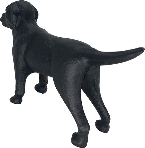 First of a Kind Cast Iron Labrador Dog Statues, Vintage, Antique Tabletop Cute Labrador Figurine Collectible Gifts in Black, Decorative Cast Iron Lab Doggie Decor Figurines in Saudi Arabia