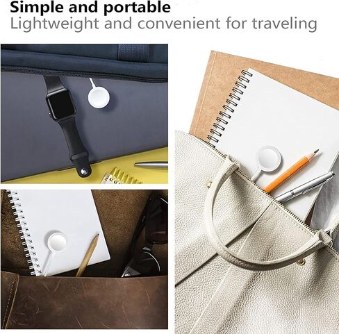 xiwxi 𝟐𝟎𝟐𝟒 𝐔𝐩𝐠𝐫𝐚𝐝𝐞𝐝 كابل شحن مغناطيسي لشاحن ساعة Apple، [منفذ USB C] شاحن لاسلكي مغناطيسي متوافق مع iWatch Series Ultra/8/7/6/SE/SE2/5/4/3/2/1-[6.6FT/2M ]،أبيض in Kuwait