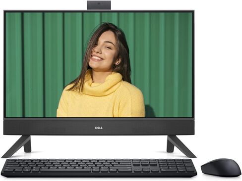 Dell Inspiron 5415 All in One Desktop - 23.8-inch FHD (1920x1080) Display, AMD Ryzen 3-7330U, 8GB DDR4 RAM, 512GB SSD, AMD Radeon Graphics, Windows 11 Home, Onsite Service - Black in Saudi Arabia