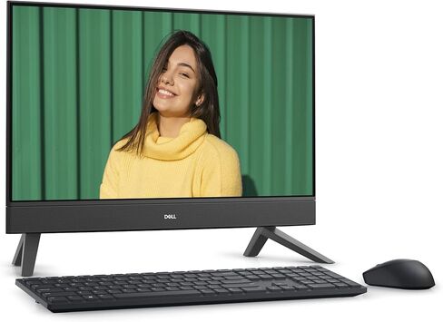 Dell Inspiron 5415 All in One Desktop - 23.8-inch FHD (1920x1080) Display, AMD Ryzen 3-7330U, 8GB DDR4 RAM, 512GB SSD, AMD Radeon Graphics, Windows 11 Home, Onsite Service - Black in Saudi Arabia