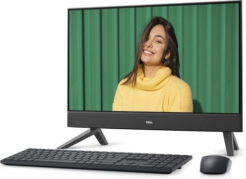 Dell Inspiron 5415 All in One Desktop - 23.8-inch FHD (1920x1080) Display, AMD Ryzen 3-7330U, 8GB DDR4 RAM, 512GB SSD, AMD Radeon Graphics, Windows 11 Home, Onsite Service - Black in Saudi Arabia
