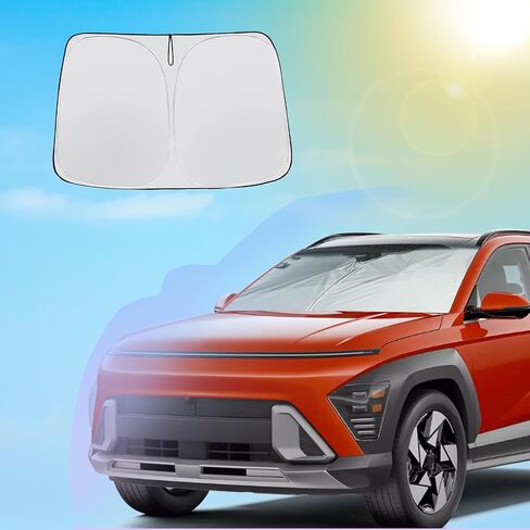 SXCY for 2022-2024 Hyundai Tucson/Santa Cruz Windshield Sunshade for 2022-2024 Hyundai Tucson/Santa Cruz Accessories 2023 2024 Santa Cruz Sunshade Foldable Sun Shield 2024 Tucson Sunshade Block UV Ray in Saudi Arabia