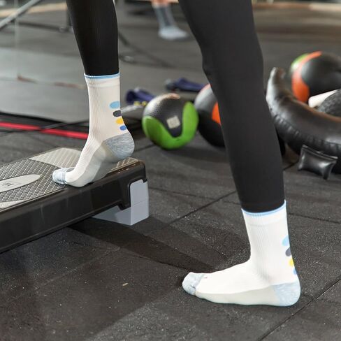 GoWith Running Socks for Women & Men, Cushioned Athletic Anti-Blister Seamless Quarter Socks for Workout, Hike, Gym in Saudi Arabia