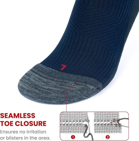 جوارب الجري GoWith للنساء والرجال، جوارب رياضية مبطنة مضادة للبثور بدون خياطة للتمرين والمشي لمسافات طويلة وصالة الألعاب الرياضية in Kuwait