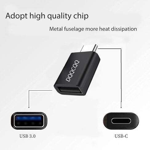 USB C to USB Adapter, 2 Pack High-Speed Data Transfer USB-C to USB 3.0 Female Adapter for MacBook Pro/Air 2020 2019 2018,iPad Pro,Galaxy S20+ in Kuwait