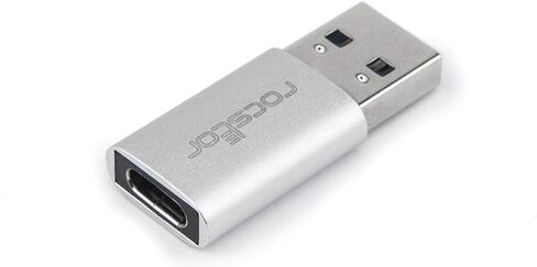 محول نقل البيانات USB من Rocstor - النوع C أنثى USB - النوع A ذكر USB - محول ذكر أبيض أبيض in Kuwait