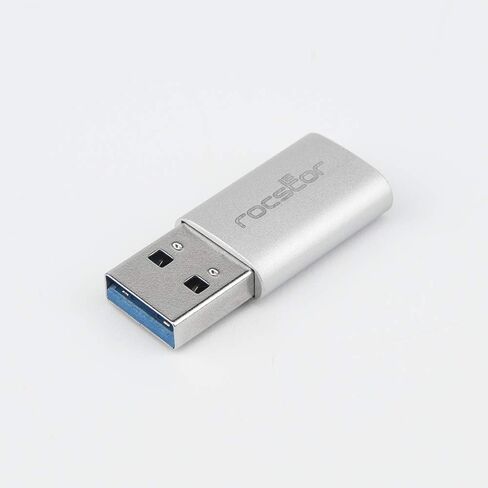 محول نقل البيانات USB من Rocstor - النوع C أنثى USB - النوع A ذكر USB - محول ذكر أبيض أبيض in Kuwait