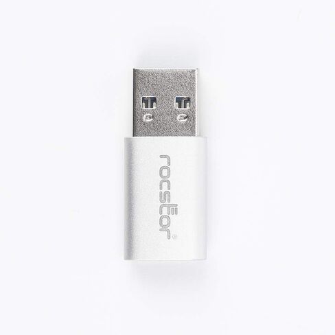محول نقل البيانات USB من Rocstor - النوع C أنثى USB - النوع A ذكر USB - محول ذكر أبيض أبيض in Kuwait