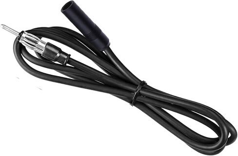 Universal Stereo Car Antenna AM FM Antenna Replacement with Mount Base 12 inch DIN Plug Connector in Saudi Arabia