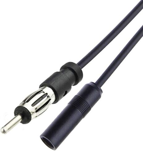 Universal Stereo Car Antenna AM FM Antenna Replacement with Mount Base 12 inch DIN Plug Connector in Saudi Arabia
