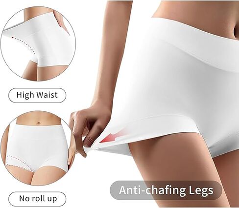 Ultimate Comfort cotton underwear for women,high waisted, Full Coverage, panties for women 4 Pack in Saudi Arabia