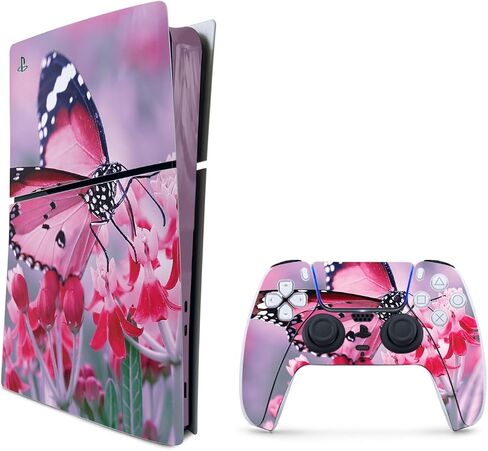 MightySkins Skin Compatible with PlayStation 5 Slim Digital Edition Bundle - Arctic Camouflage | Protective, Durable, and Unique Vinyl Decal wrap Cover | Easy to Apply | Made in The USA in Saudi Arabia