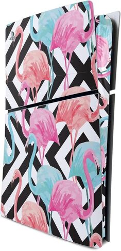 MightySkins Skin Compatible with Playstation 5 Slim Disk Edition Bundle - Black Marble Glitter | Protective, Durable, and Unique Vinyl Decal wrap Cover | Easy to Apply | Made in The USA in Kuwait