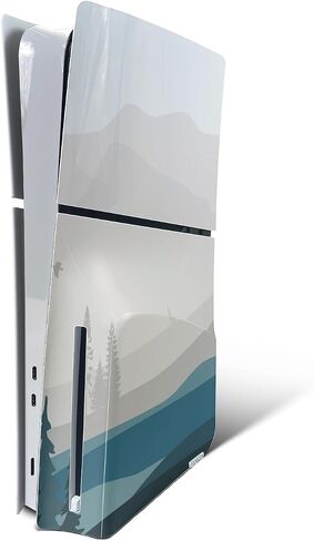 MightySkins Skin Compatible with Playstation 5 Slim Digital Edition Bundle - Pastel Mary | Protective, Durable, and Unique Vinyl Decal wrap Cover | Easy to Apply | Made in The USA in Saudi Arabia